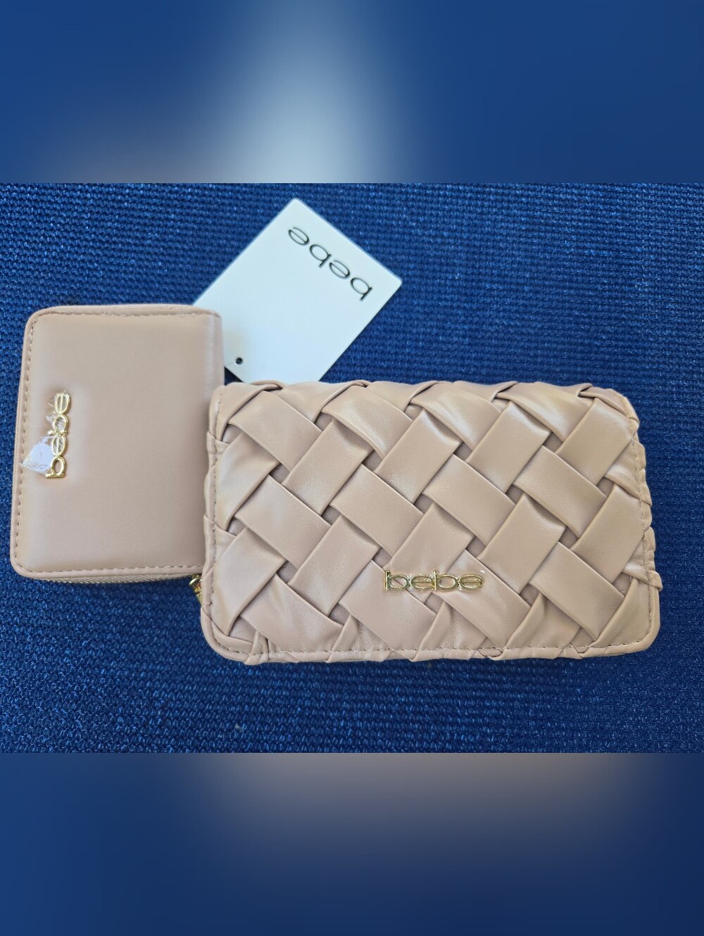 Bebe Luca Crossbody With Wallet, Beige